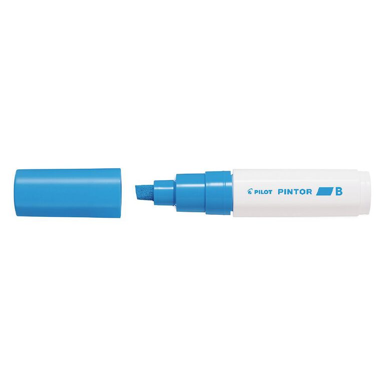 Pilot Pintor Marker Chisel Broad 8.0mm Tip Blue Light, , hi-res