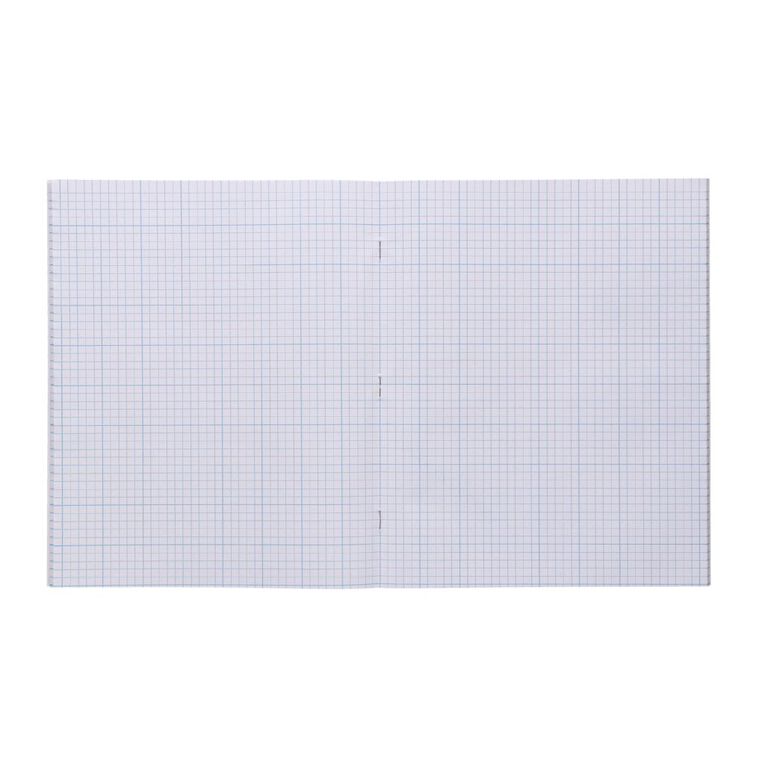 WS Exercise Book 1J5 5mm Quad 36 Leaf Blue Mid, , hi-res