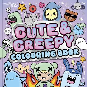 Trend Colouring: Cute & Creepy Colouring Book