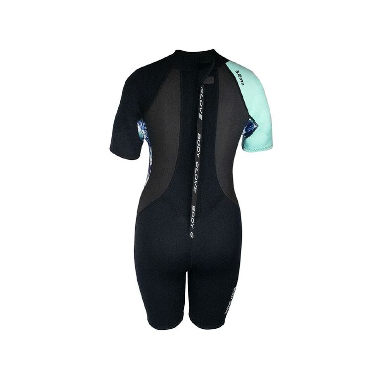 Body Glove Women's Springsuit Black/Blue Size 10, Black/Blue, hi-res