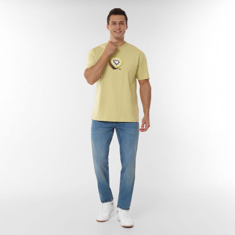 H&H Men's Relaxed Fit Graphic Tee, Green Light, hi-res