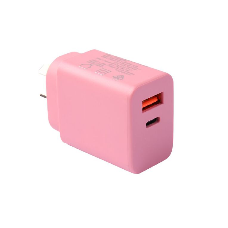 Lifestyles PD 20W USB-C Wall Charger Pink, , hi-res
