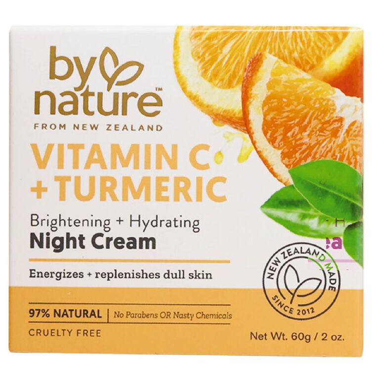 By Nature Vitamin C and Tumeric Night Cream 60g