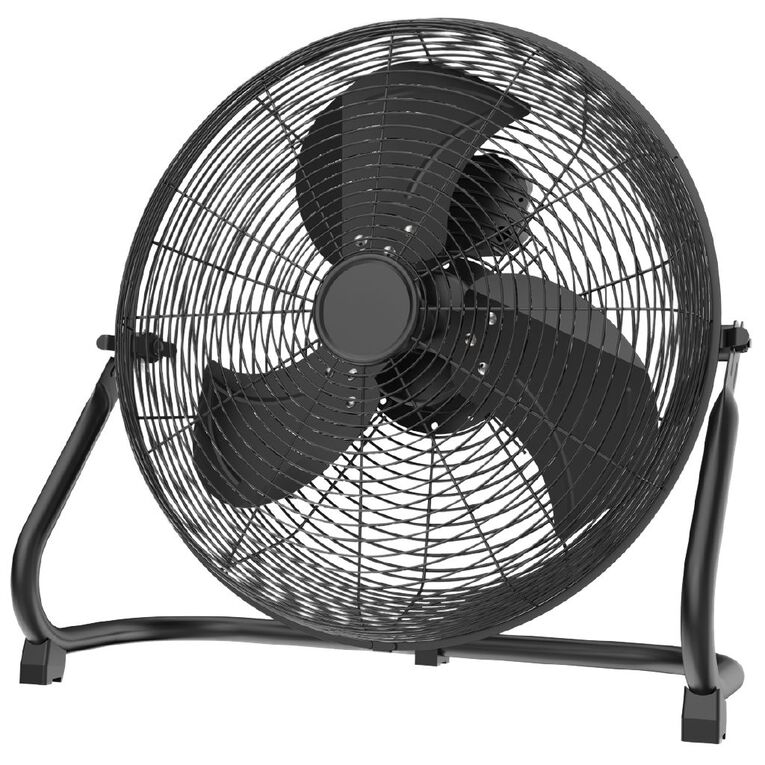 Living & Co High Velocity Fan 40cm Matte Black, , hi-res
