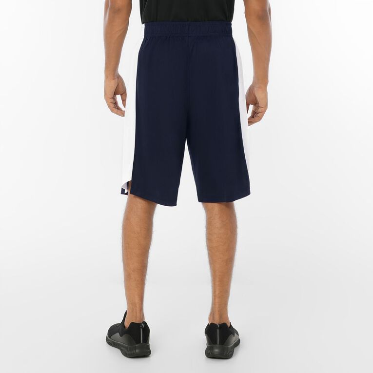 Active Intent Men's Panel Basketball Shorts, Blue Dark, hi-res