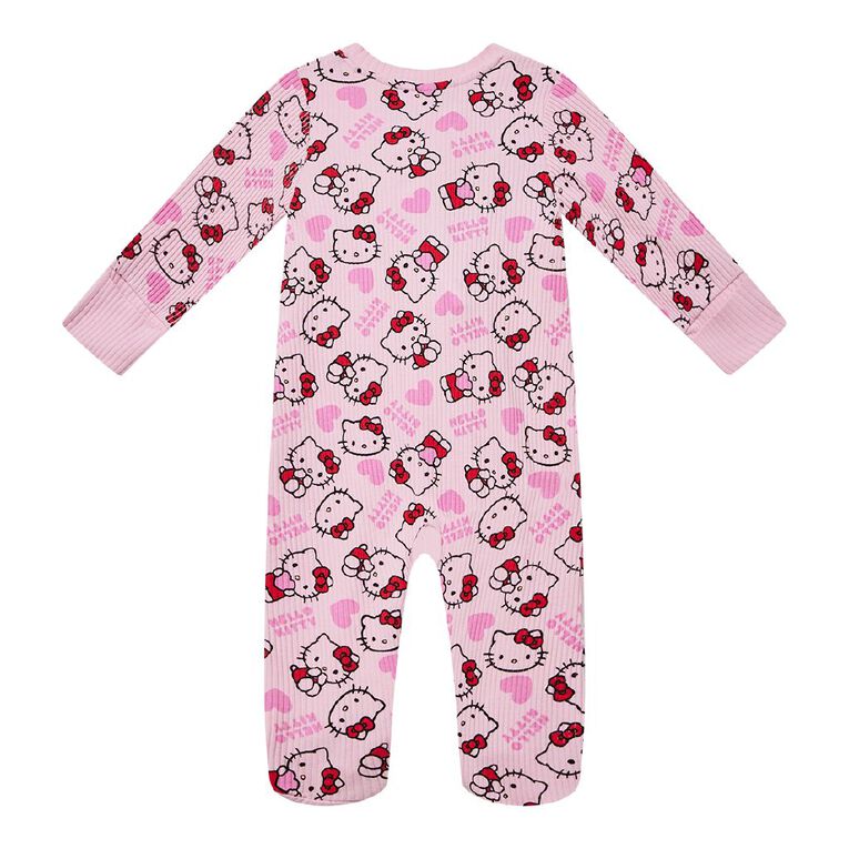 Hello Kitty Babies' 2 Way Zip All-in-One, Pink Mid, hi-res