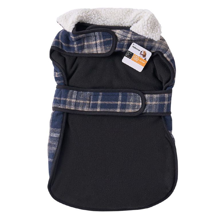 Petzone Check Jacket Blue Large, , hi-res