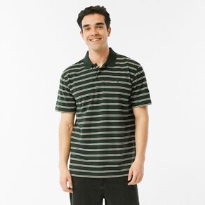 H&H Men's Stripe Polo