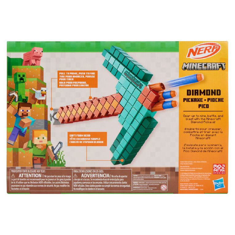NERF Minecraft Minecraft Diamond Pickaxe, , hi-res