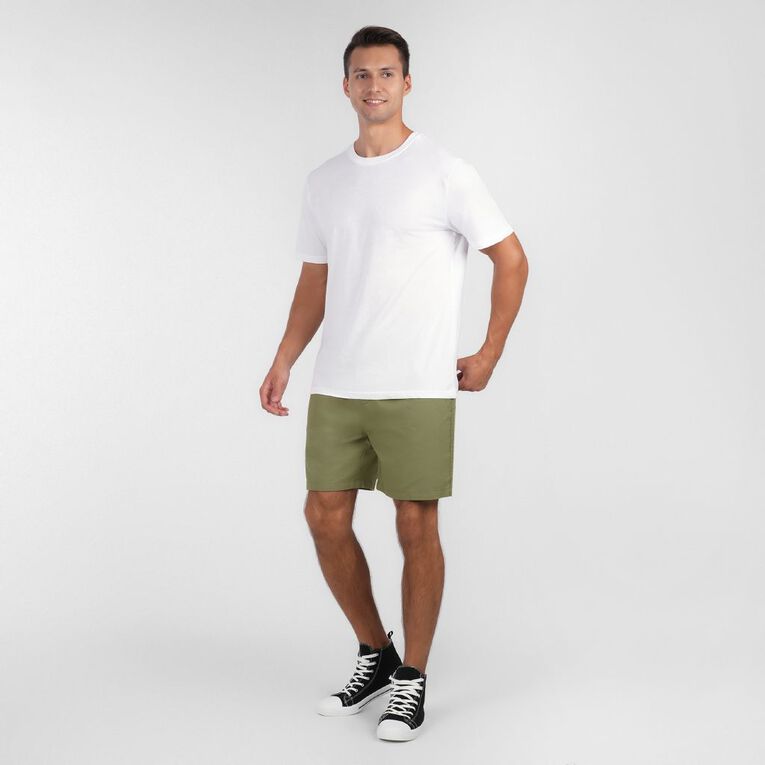 H&H Men's Woven Shorts, Green Mid, hi-res