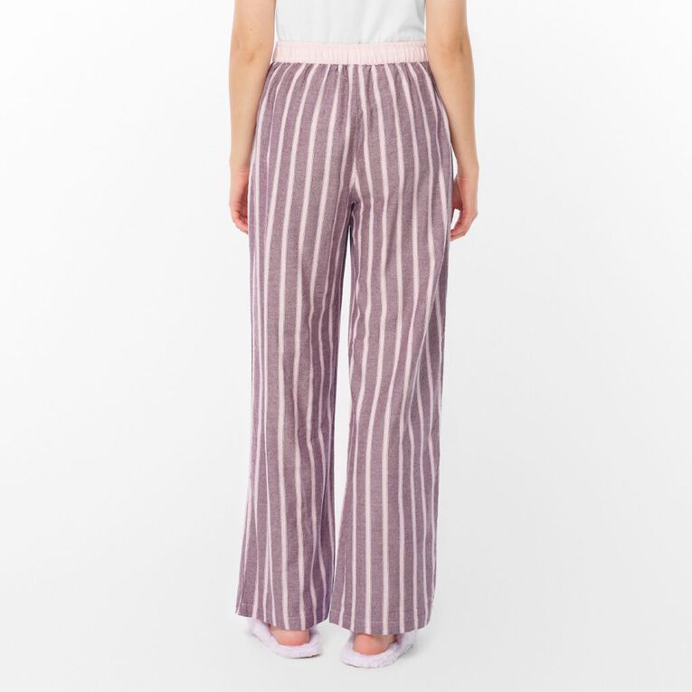 H&H Women's Boyfriend Flanelette Sleep Pants, Red Mid, hi-res