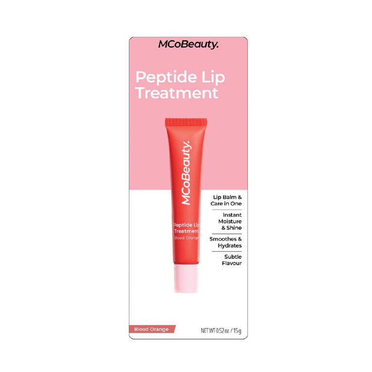 MCoBeauty Peptide Lip Treatment - Blood Orange, , hi-res