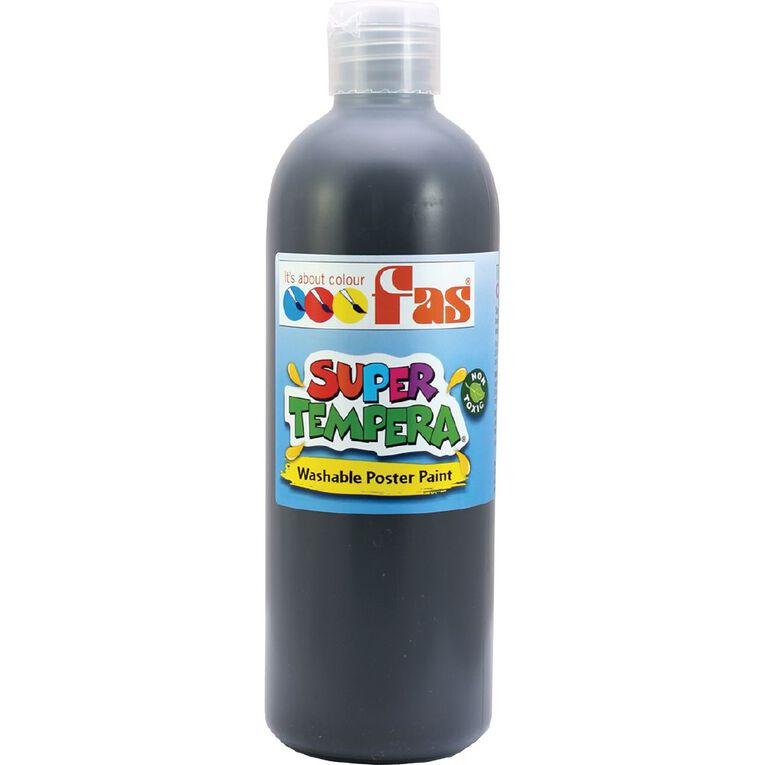 FAS Paint Super Tempera Yellow Mid 500ml, , hi-res