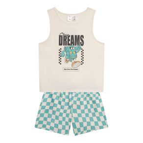 H&H Boys' Singlet and Shorts Pyjama Set