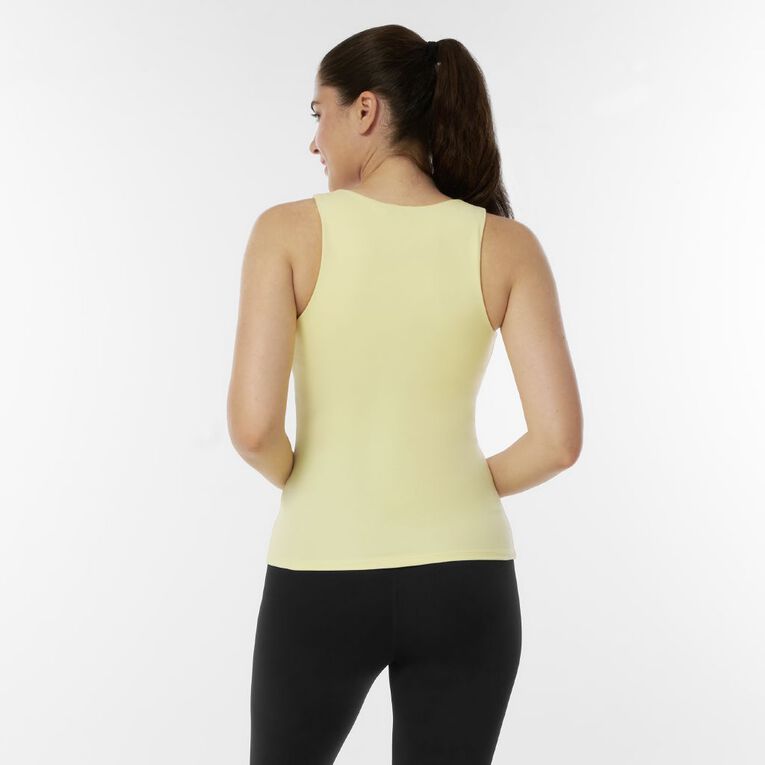 Active Intent Women's Active Shelf Bra Tank, Yellow Light, hi-res