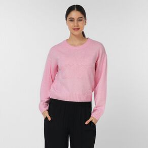 H&H Women's Billow Sleeve Taped Knit