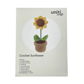 Uniti Craft Adults Crochet Kit Sunflower