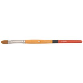Princeton Snap Brush Short Handle Taklon Filbert 8 Gold