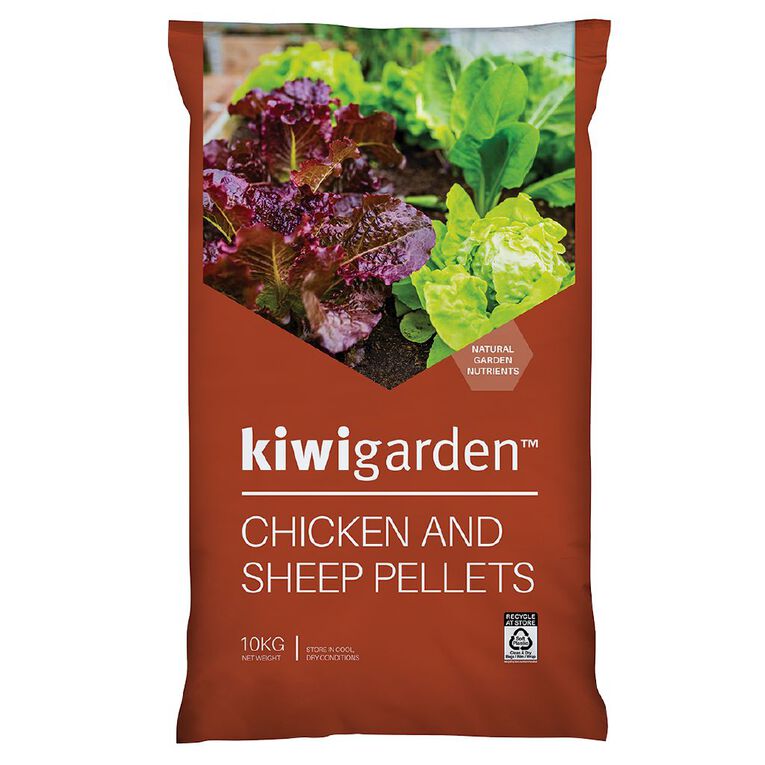 Kiwi Garden Chicken and Sheep Pellets 10KG, , hi-res