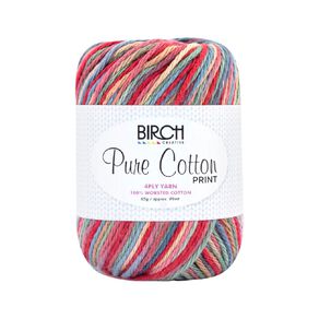 Birch Cotton Print 4Ply Worsted 100% Cotton 65G Vintage Earth
