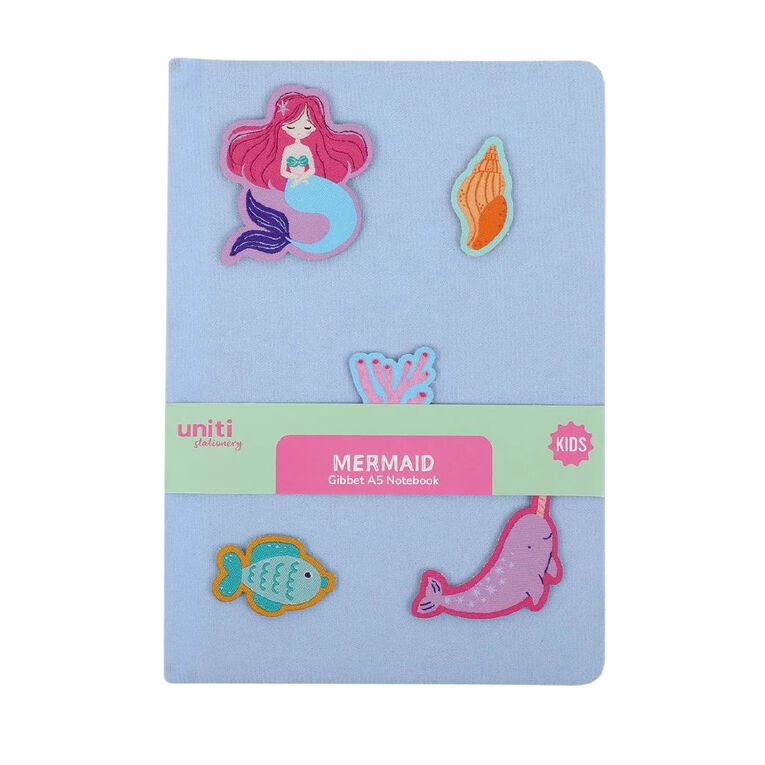 Uniti Kids Mermaid Gibbet A5 Notebook, , hi-res