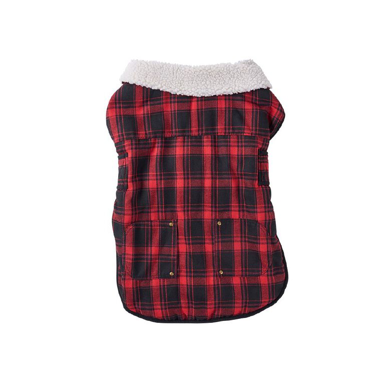 Petzone Check Jacket Red XL, , hi-res