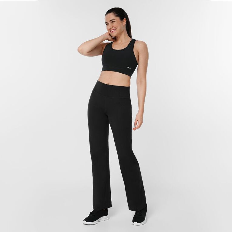Active Intent Women's Soft Wide Leg Leggings, Black, hi-res