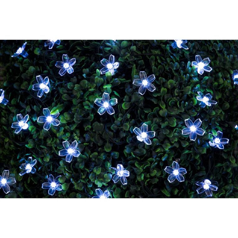 Kiwi Garden Solar Flower String Light, , hi-res