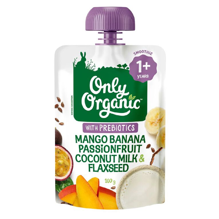 Only Organic Mango & Banana & Passionfruit Smoothie, , hi-res