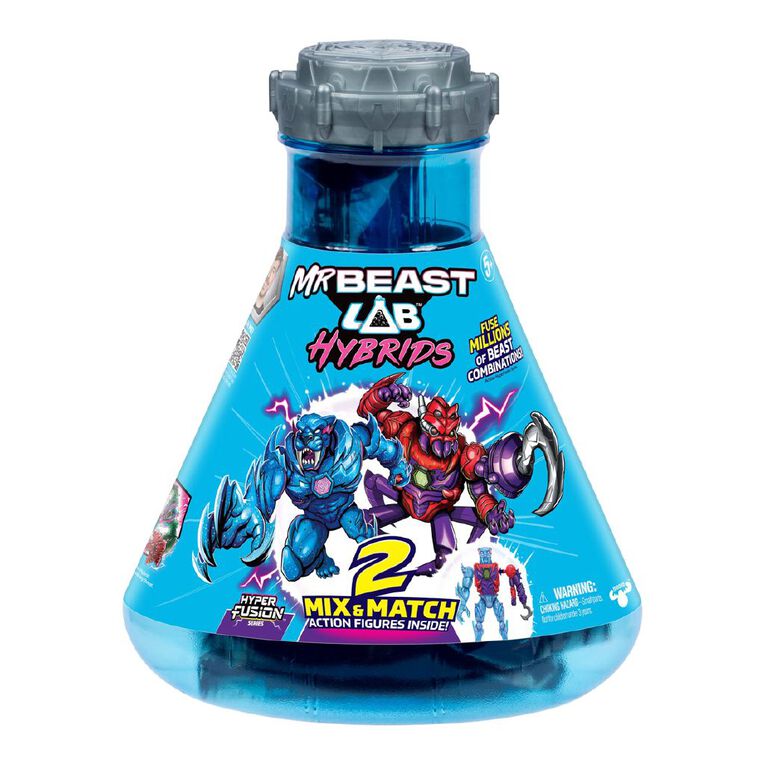 Mr Beast Lab Hybrids 2 Mix & Match Action Figure Multi Pack, , hi-res