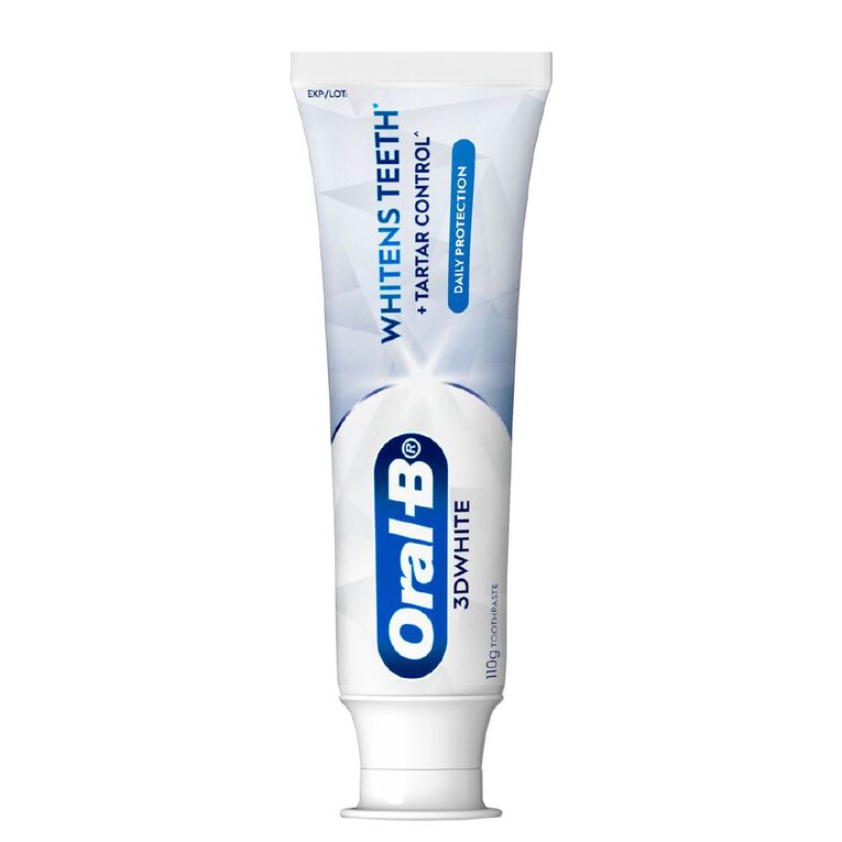 Oral-B 3D White Daily Protection Toothpaste 110g, , hi-res