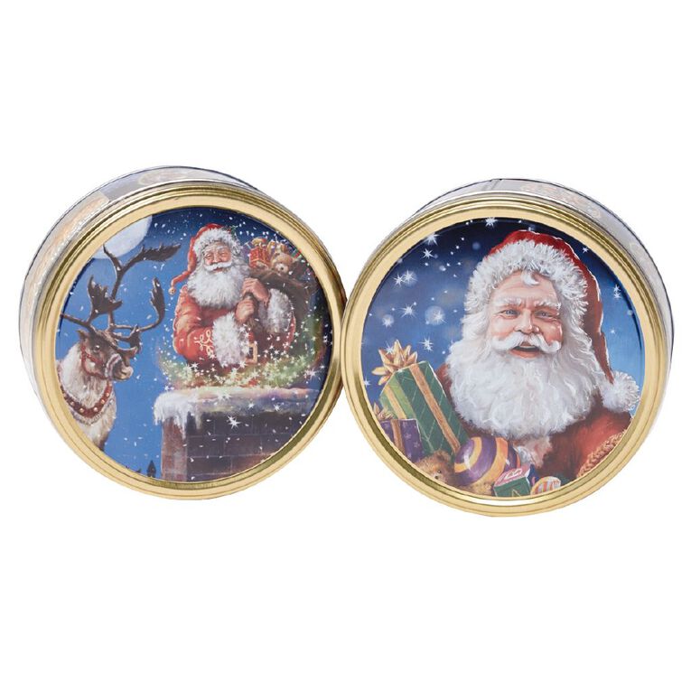 Jacobsens Bakery Nostalgic Santa Tin with Danish Butter Cookies 150g, , hi-res