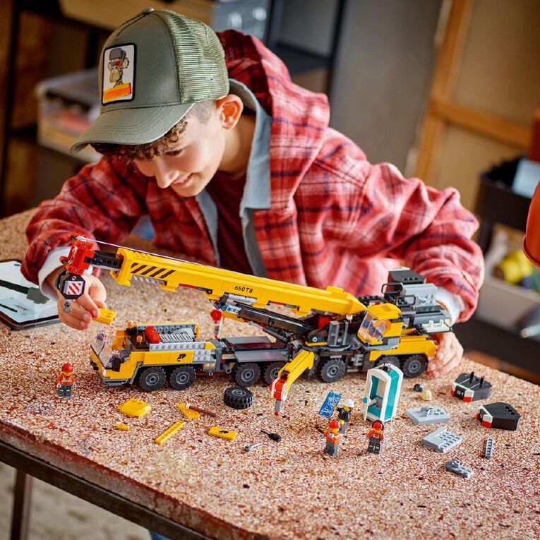 LEGO CITY Yellow Mobile Construction Crane 60409, , hi-res