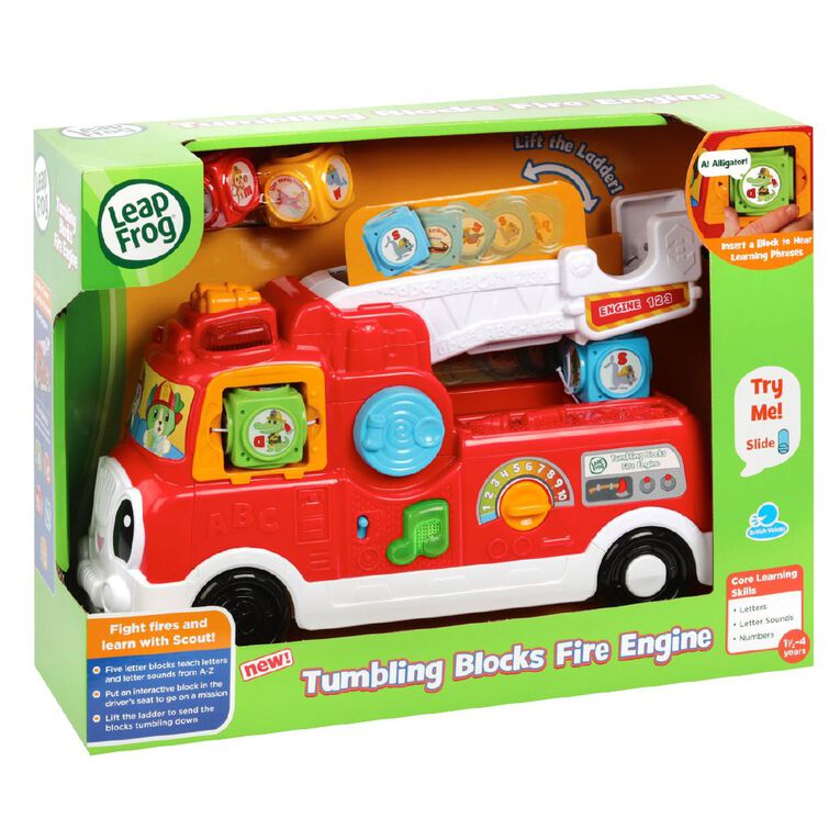 Leap Frog Tumbling Blocks Fire Engine, , hi-res