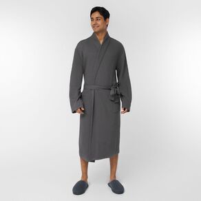 H&H Men's Waffle Robe