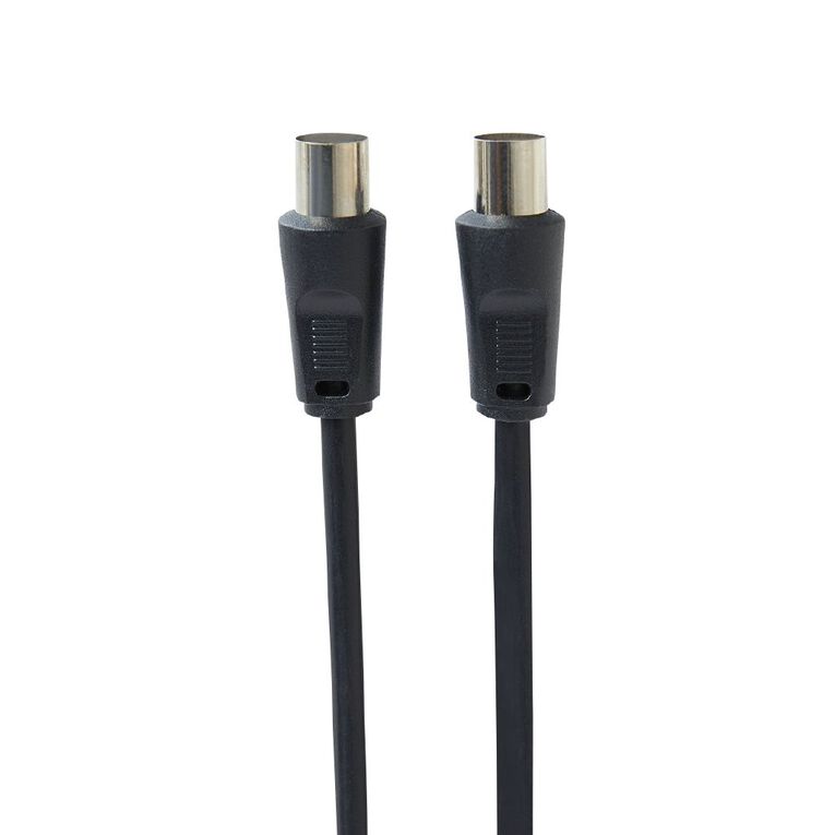 Tech.Inc Coaxial Fly Lead Plug to Plug 2 Metres, , hi-res