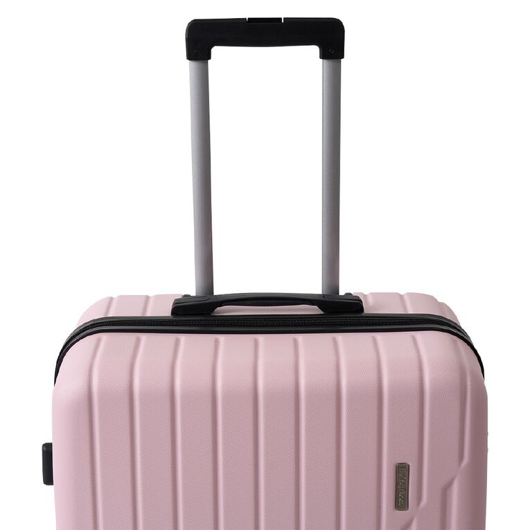 Living & Co Hard Textured Suitcases 2 Piece Set Pink, , hi-res