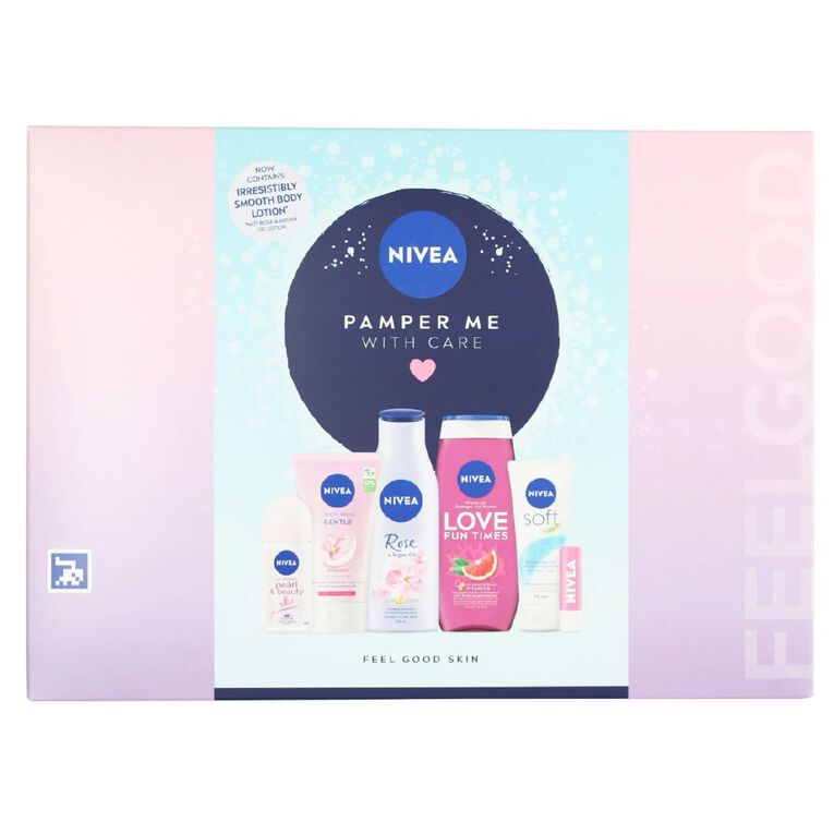 Nivea Pamper Me With Care Gift Set 6 Pack, , hi-res