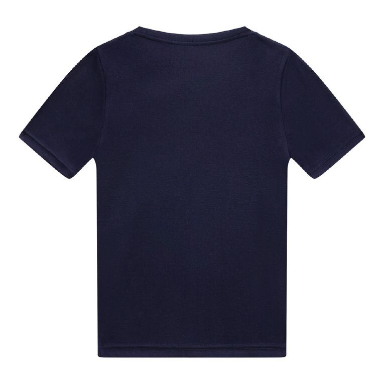 H&H Kids' Thermal Short Sleeve Tee, Blue Dark, hi-res