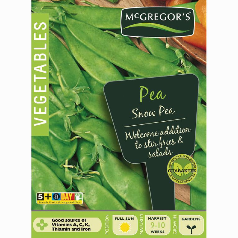 McGregor's Snow Pea Vegetable Seeds, , hi-res