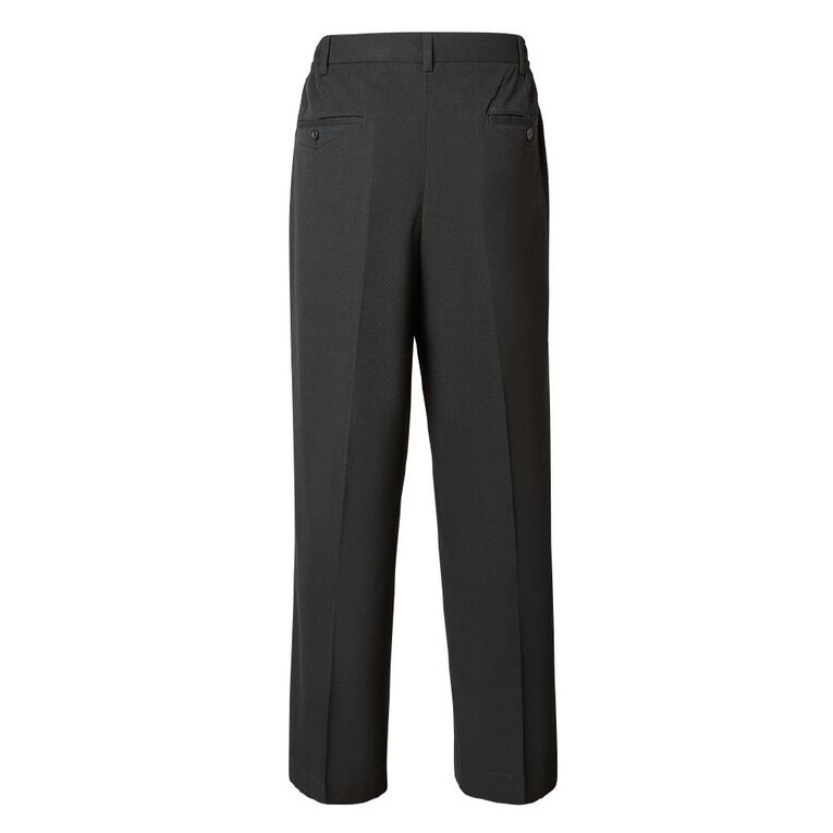 H&H Men's Smart Pleated pants, Black, hi-res