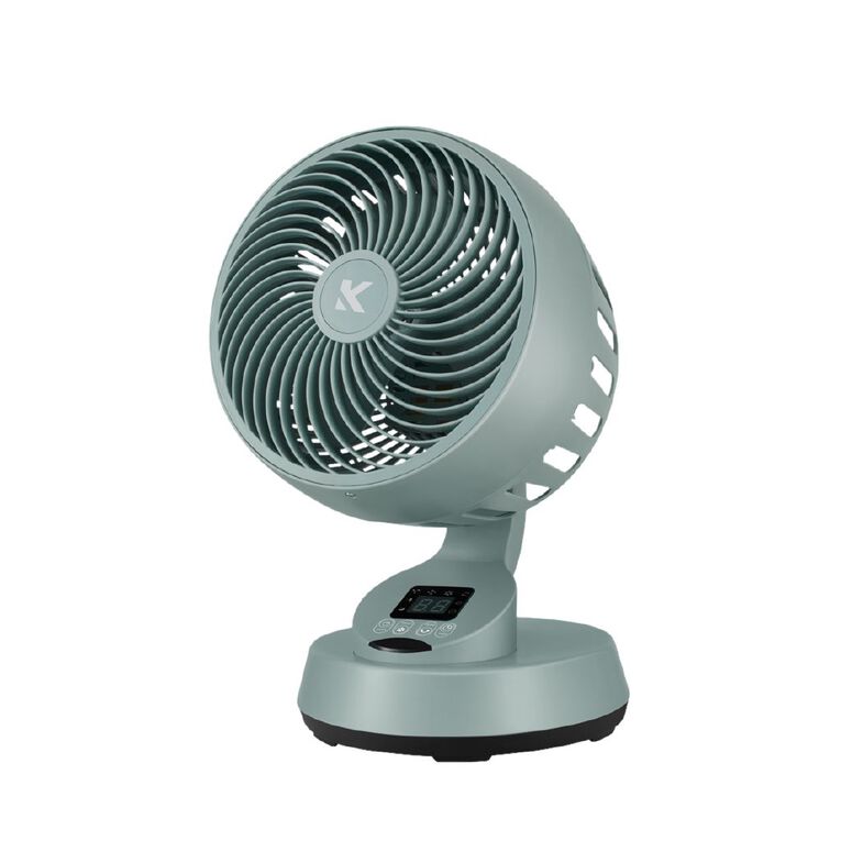 Kensington Air Circulator Desk Fan 20cm Sage Green, , hi-res