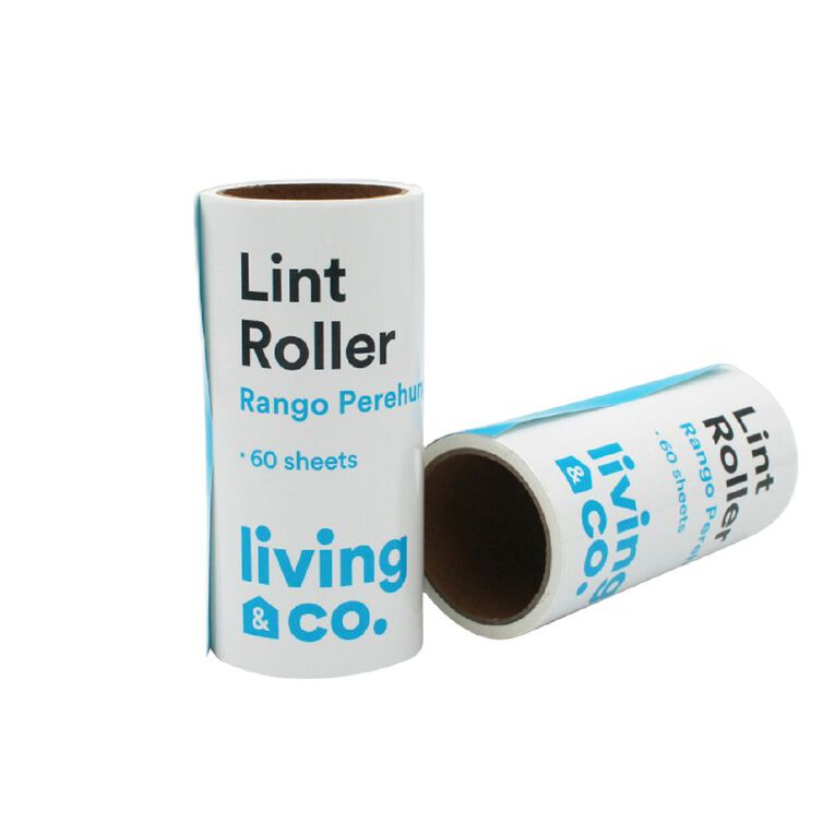 Living & Co Lint Roller Refill Black 2 Pack, , hi-res