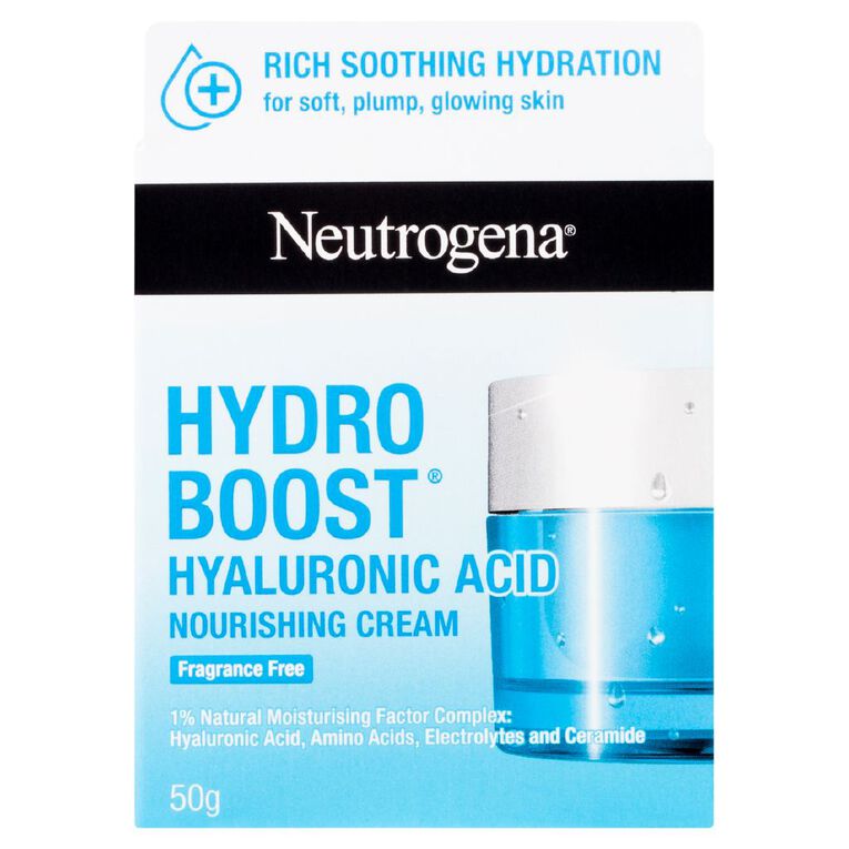 Neutrogena Hydro Boost Hyaluronic Acid Nourishing Face Cream 50g, , hi-res
