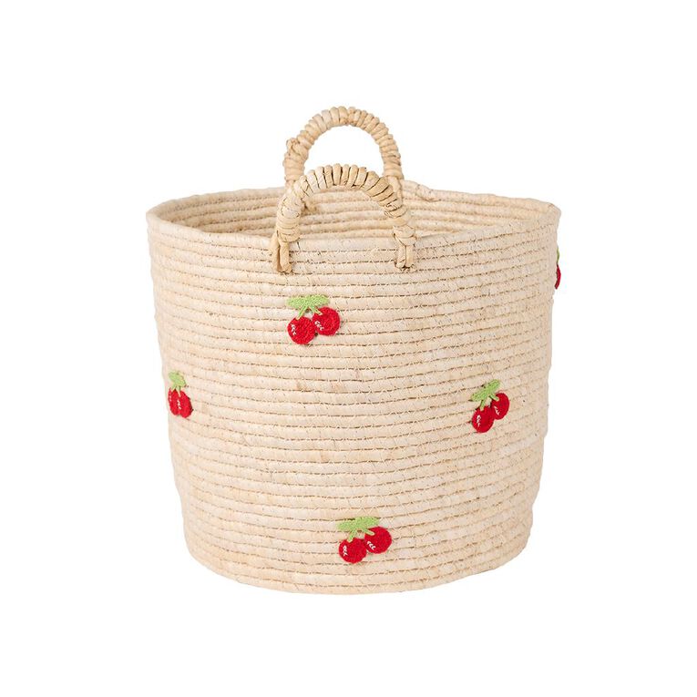 Living & Co Basket Cherry Detail, , hi-res