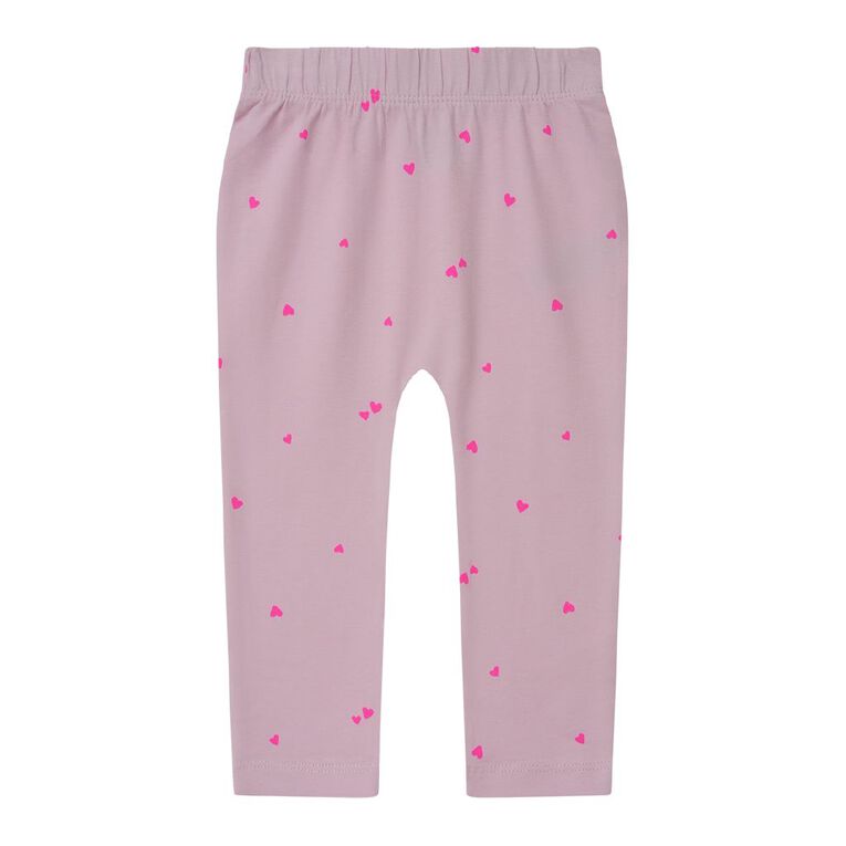 Young Original Babies' Printed Leggings 3 Pack, White, hi-res
