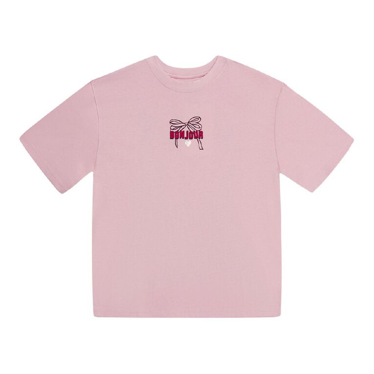 Young Original Short Sleeve Heavy Weight Tee, Pink Light, hi-res