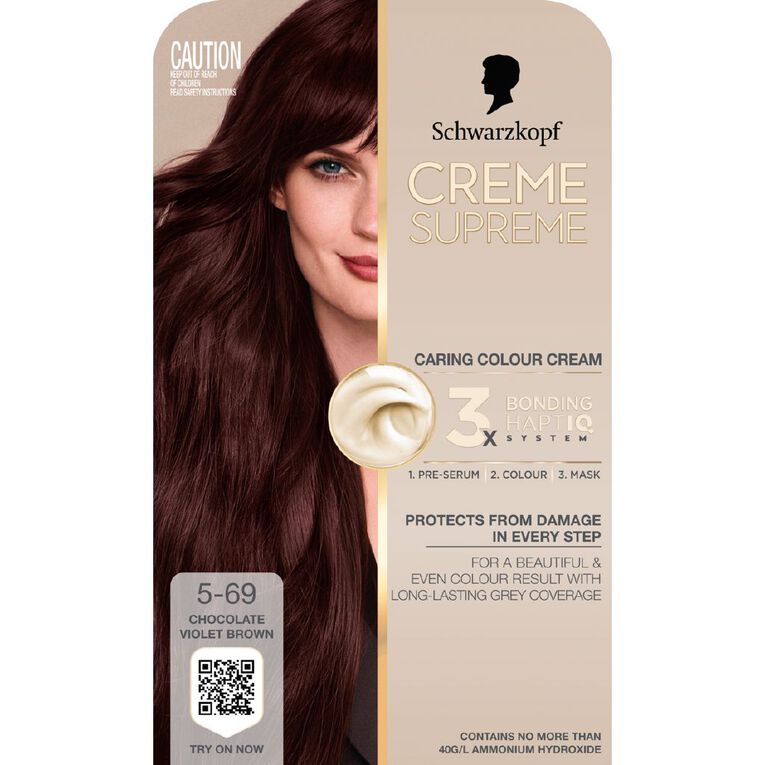 Schwarzkopf Creme Supreme 5.69 Chocolate Violet Brown 180ml, , hi-res