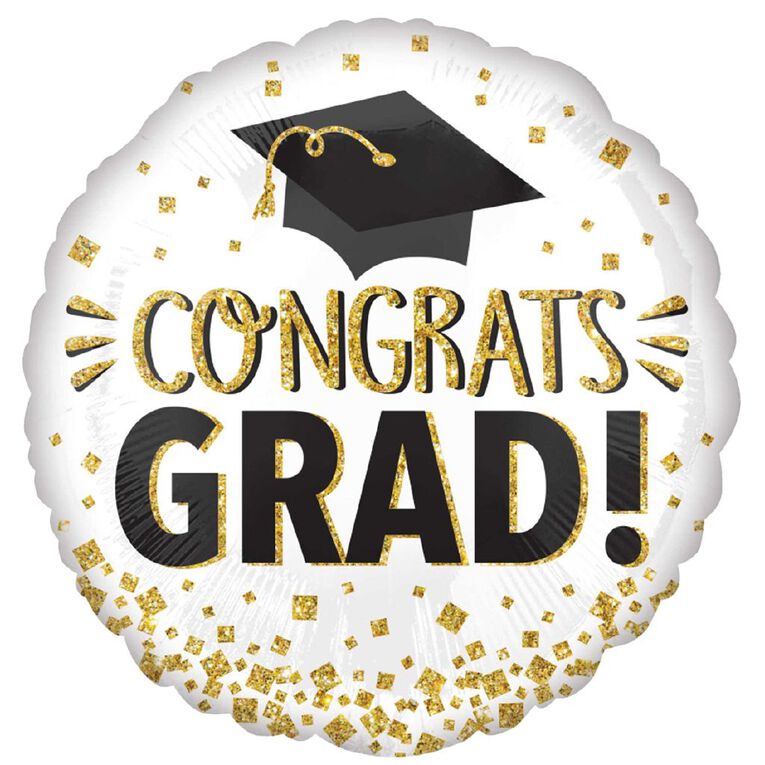 Anagram 45cm Standard Congrats Grad Glitter, , hi-res