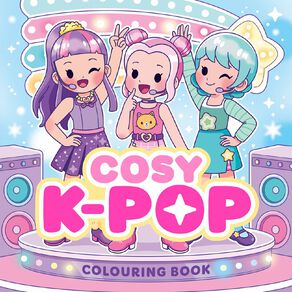 Cosy K-Pop Colouring Book